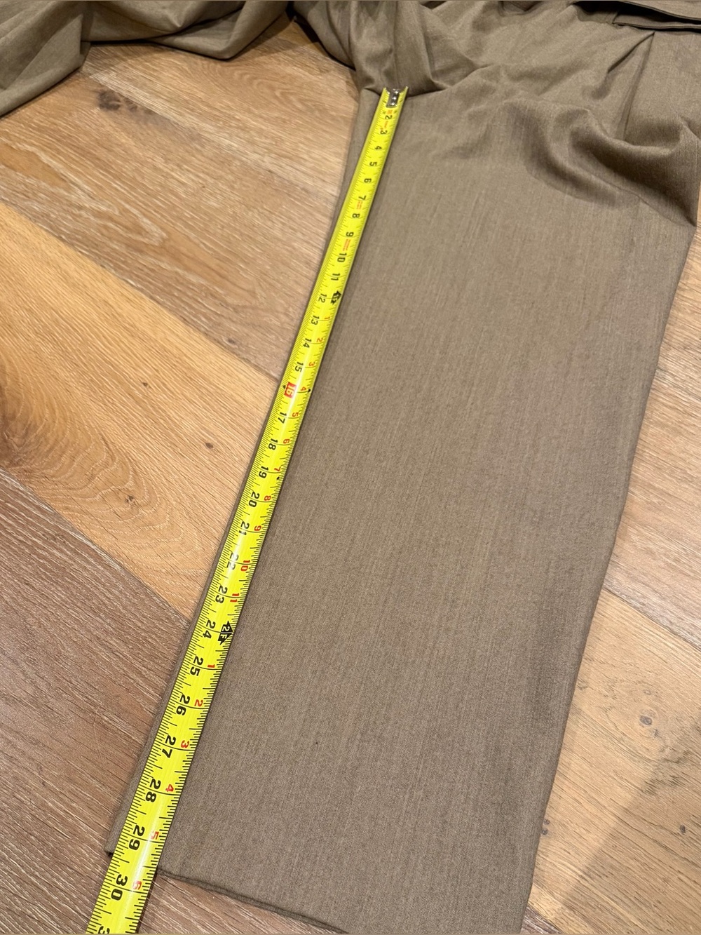 COS Belted Wool Trousers Tan Lightweight Size 6 NWT! - Picture 12 of 13